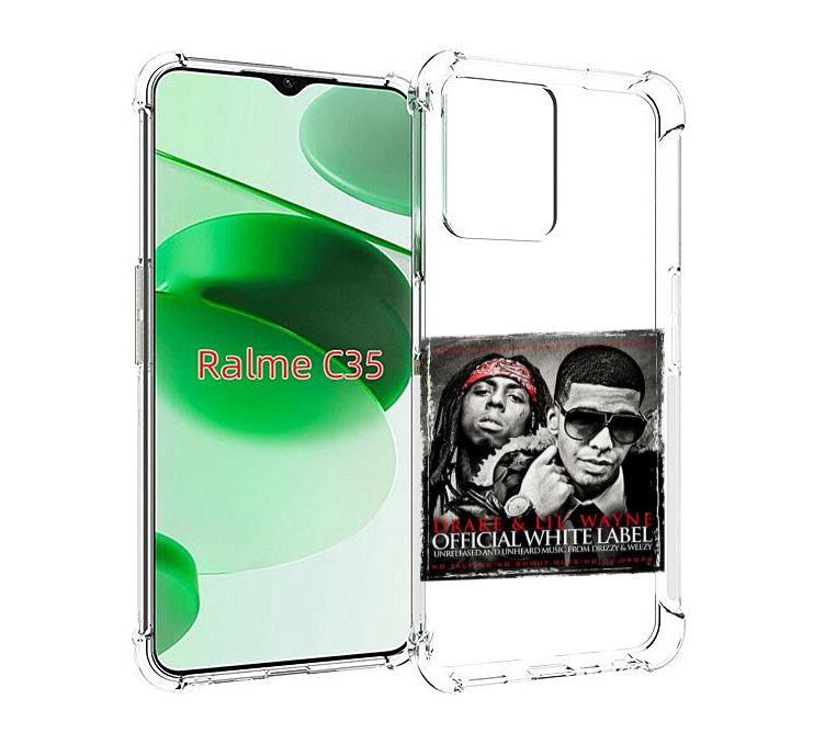 

Чехол MyPads Drake - Official White Label для Realme C35 / Narzo 50A Prime, Прозрачный, Tocco