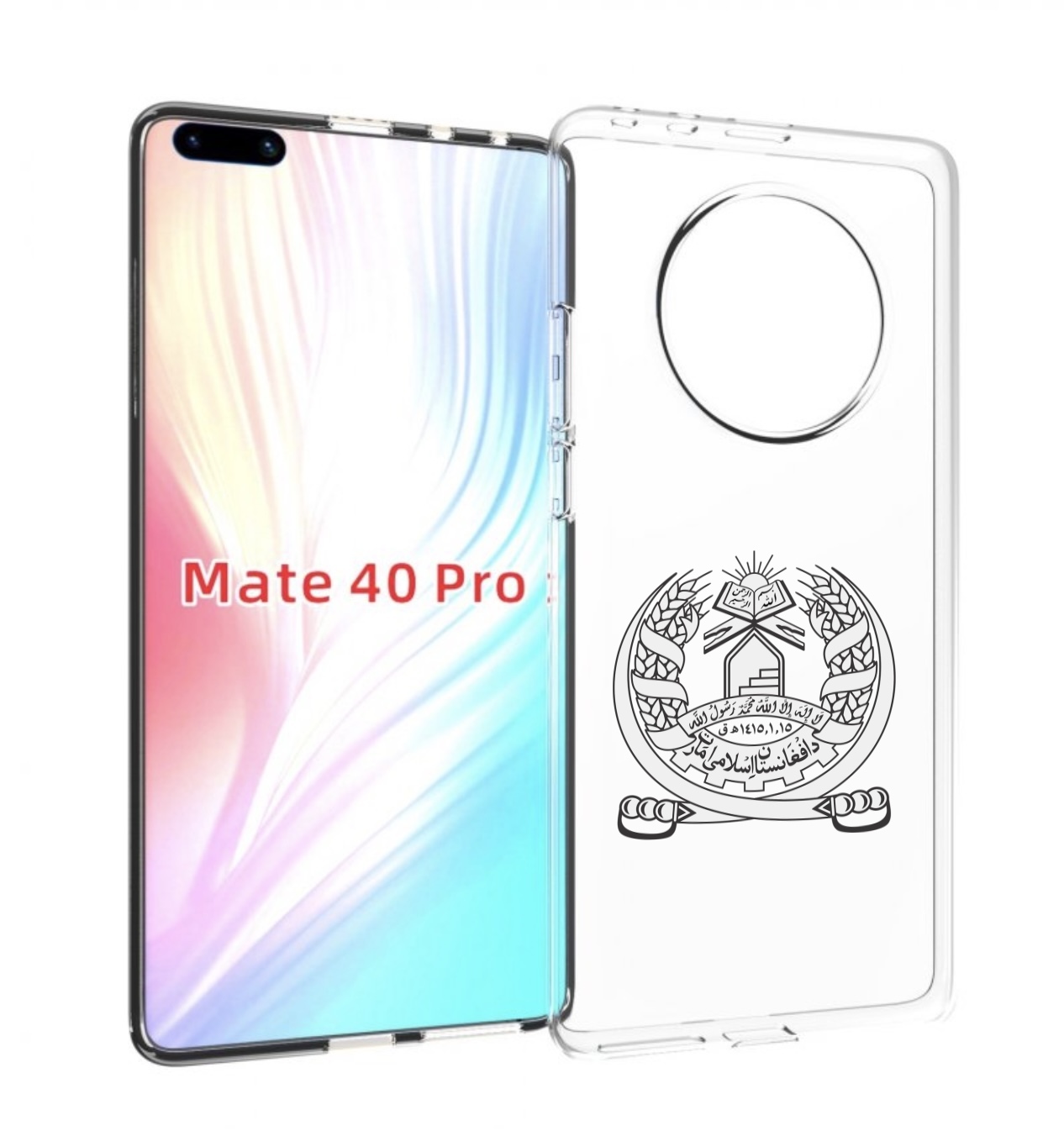 

Чехол MyPads герб-афганистан для Huawei Mate 40 Pro (NOH-NX9), Прозрачный, Tocco