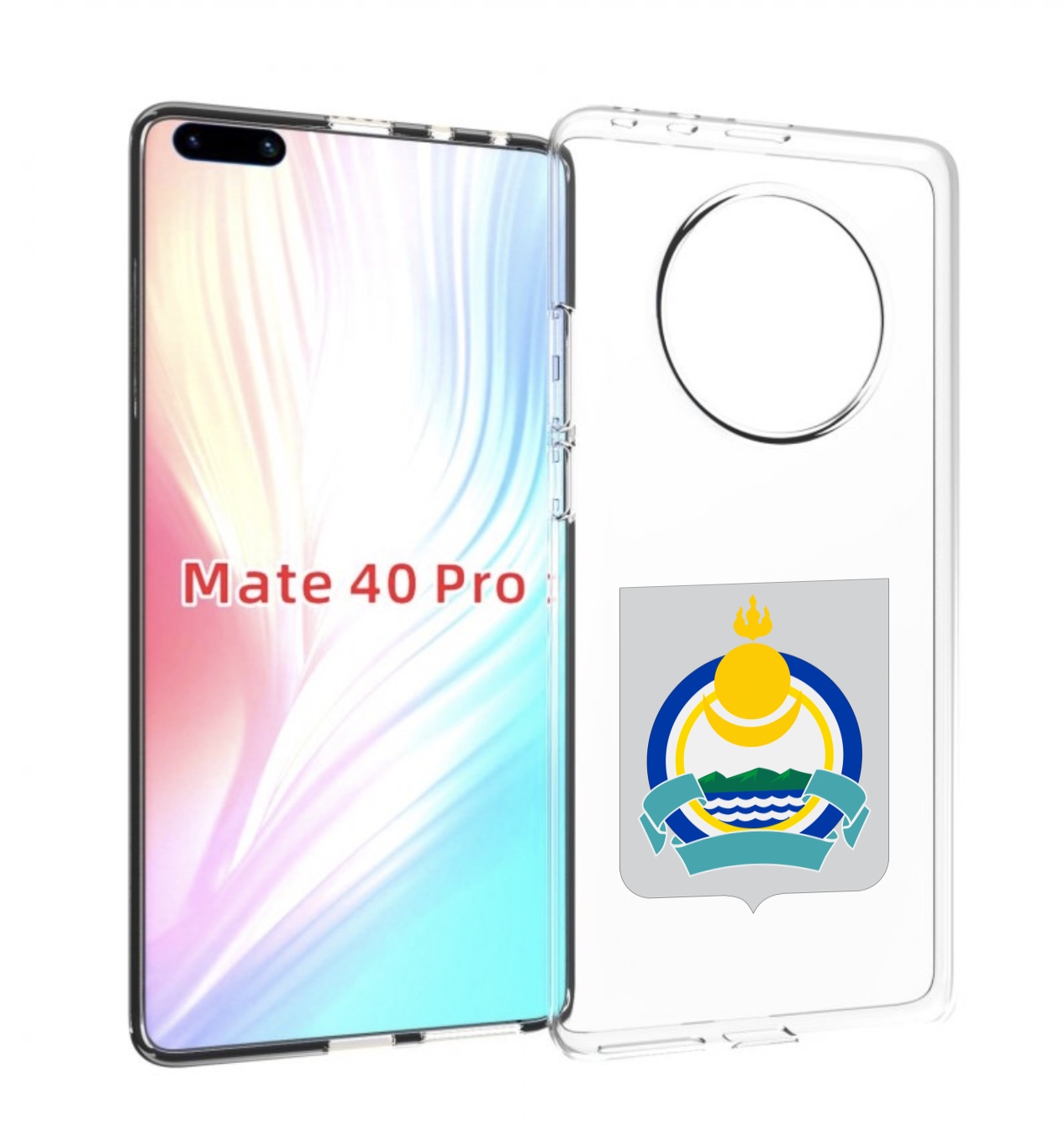 

Чехол MyPads герб-бурятия для Huawei Mate 40 Pro (NOH-NX9), Прозрачный, Tocco