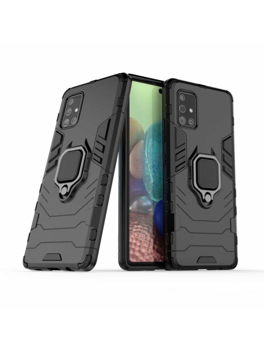 

Чехол Ring для смартфона Samsung Galaxy A71 черный