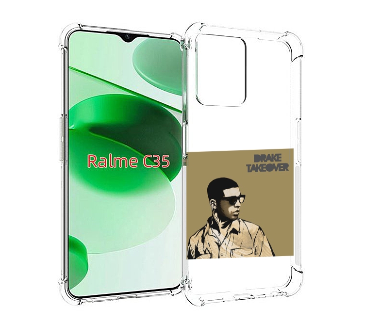

Чехол MyPads Drake - Takeover для Realme C35 / Narzo 50A Prime, Прозрачный, Tocco