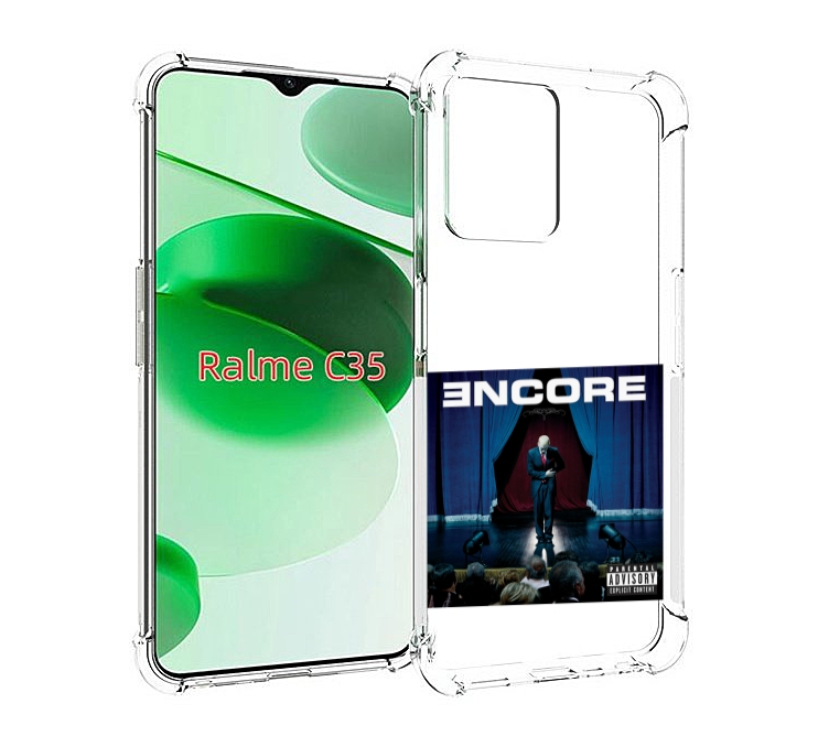 

Чехол MyPads Encore для Realme C35 / Narzo 50A Prime, Прозрачный, Tocco