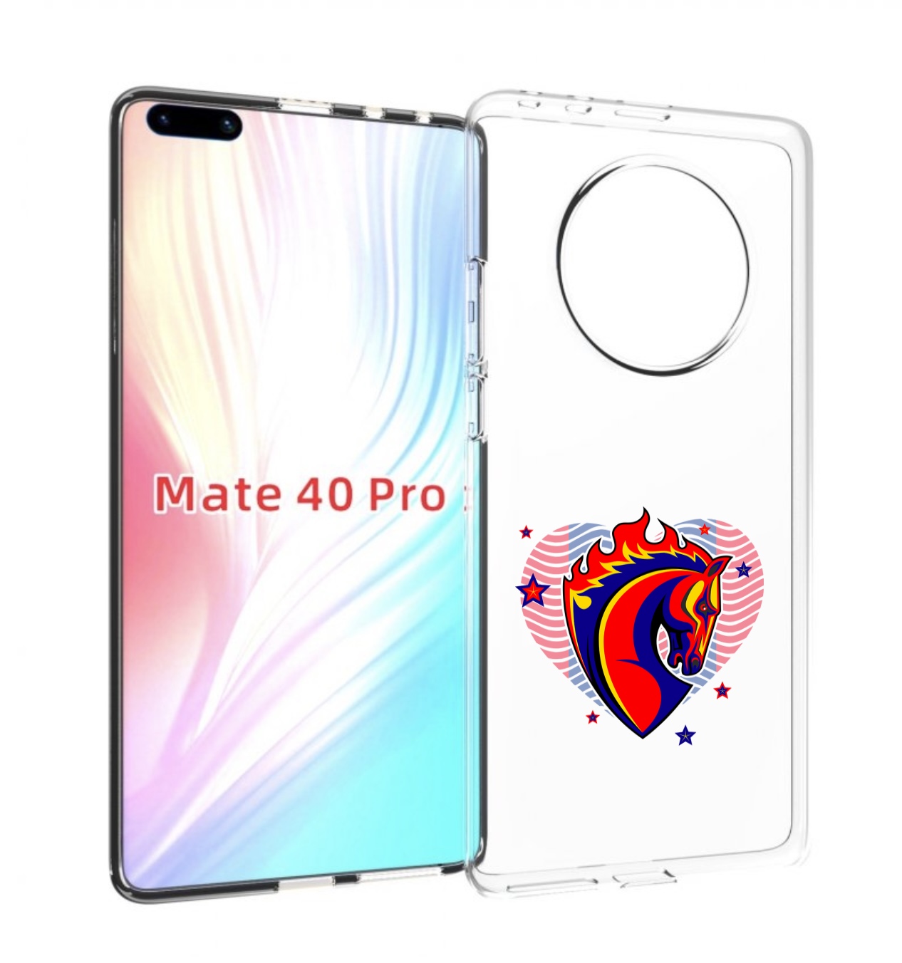 

Чехол MyPads ФК ЦСЛ Лошадь для Huawei Mate 40 Pro (NOH-NX9), Прозрачный, Tocco