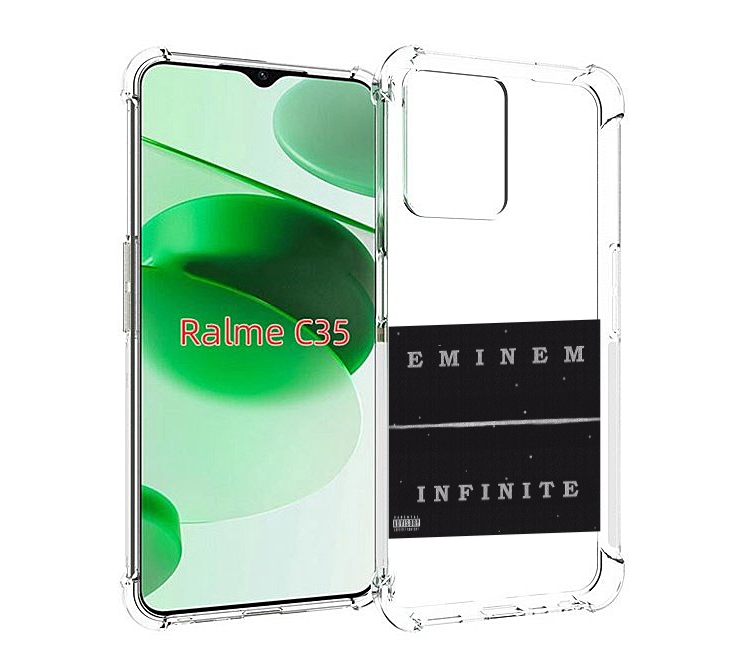 

Чехол MyPads Eminem Infinite для Realme C35 / Narzo 50A Prime, Прозрачный, Tocco