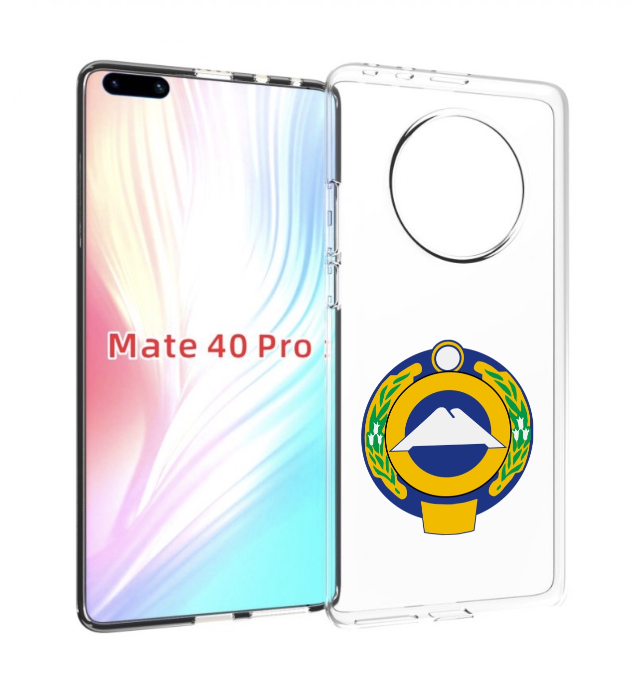 

Чехол MyPads герб-карачаево-черкессия для Huawei Mate 40 Pro (NOH-NX9), Прозрачный, Tocco