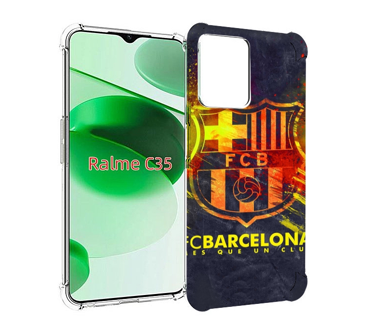 

Чехол MyPads FC-Barcelona-Wallpaper-3 для Realme C35 / Narzo 50A Prime, Прозрачный, Tocco