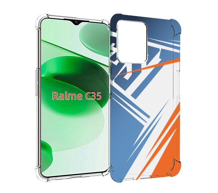 

Чехол MyPads Fast для Realme C35 / Narzo 50A Prime, Прозрачный, Tocco