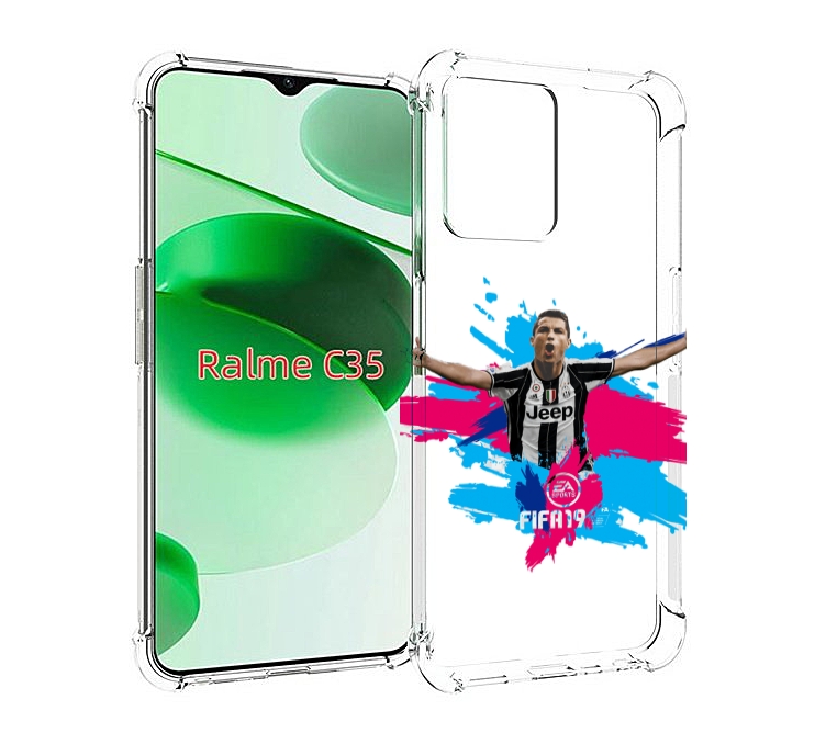 

Чехол MyPads Fifa-2019-2020-2021-2022 мужской для Realme C35 / Narzo 50A Prime, Прозрачный, Tocco