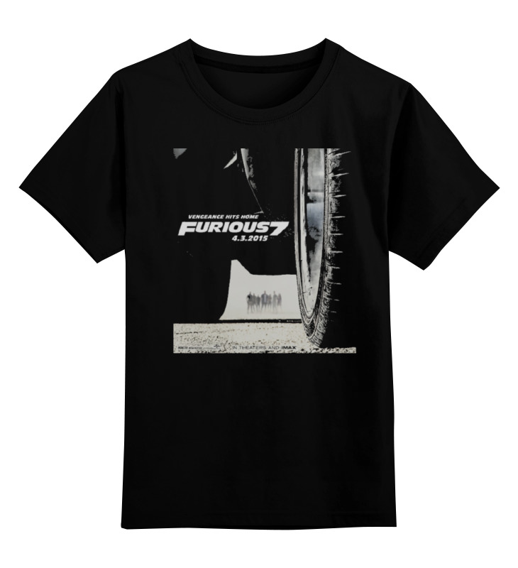 

Детская футболка классическая Printio Fast & furious, р. 116, Черный, 0000000684636