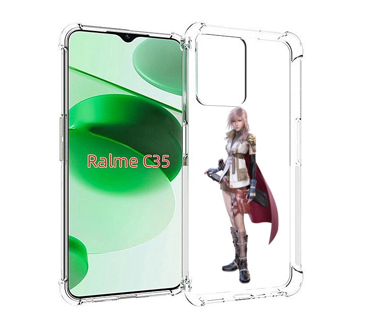 

Чехол MyPads Final-Fantasy для Realme C35 / Narzo 50A Prime, Прозрачный, Tocco