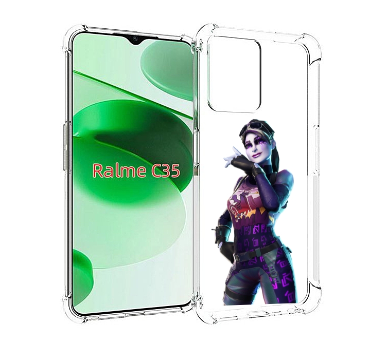 

Чехол MyPads Fortnite-3 для Realme C35 / Narzo 50A Prime, Прозрачный, Tocco