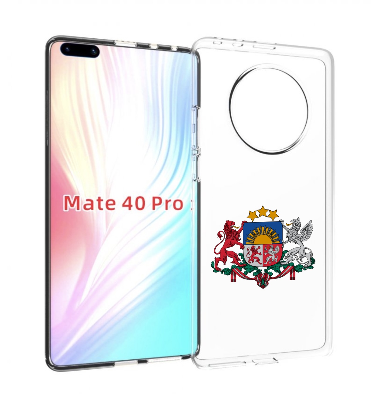 

Чехол MyPads герб-латвии для Huawei Mate 40 Pro (NOH-NX9), Прозрачный, Tocco