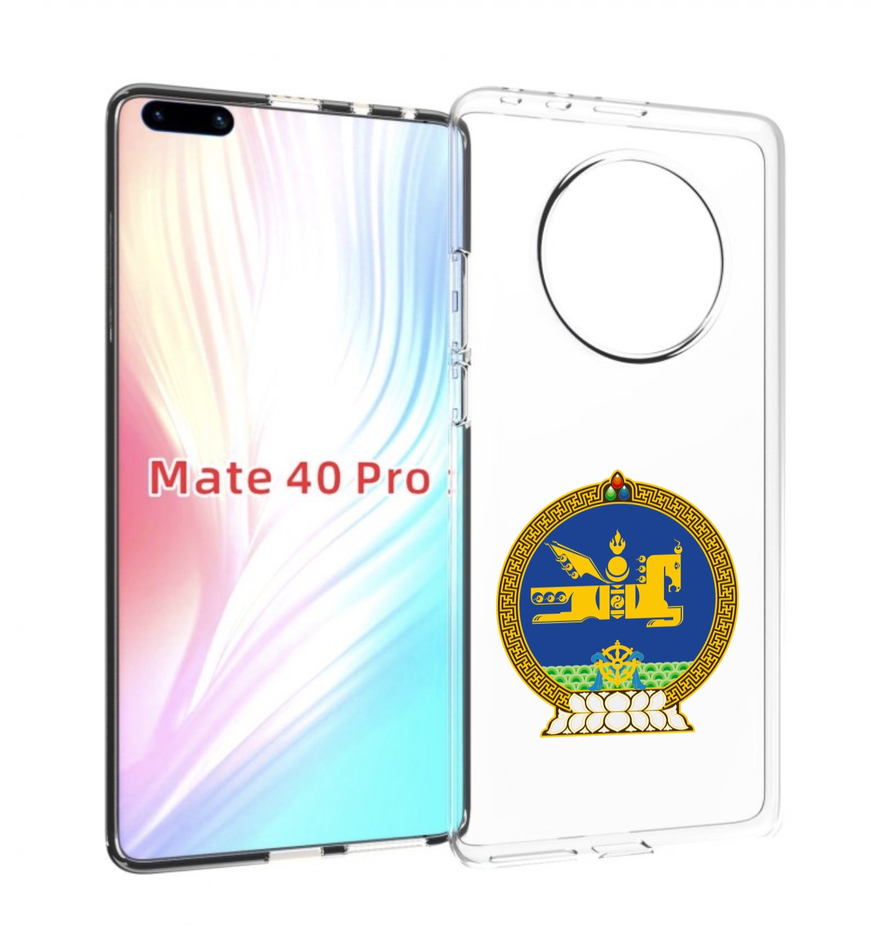 

Чехол MyPads герб-монголия для Huawei Mate 40 Pro (NOH-NX9), Прозрачный, Tocco