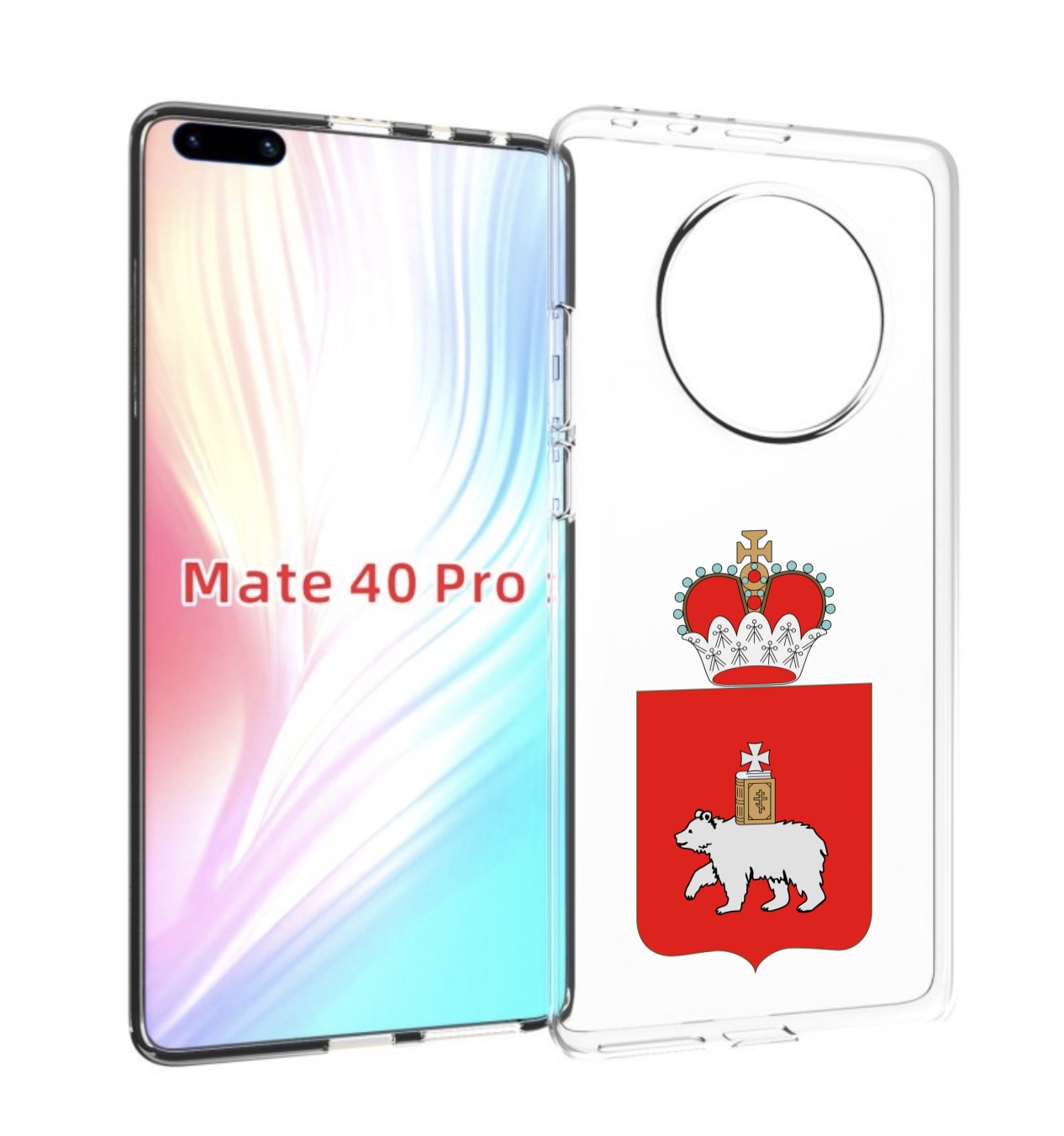

Чехол MyPads герб-пермскии-краи для Huawei Mate 40 Pro (NOH-NX9), Прозрачный, Tocco