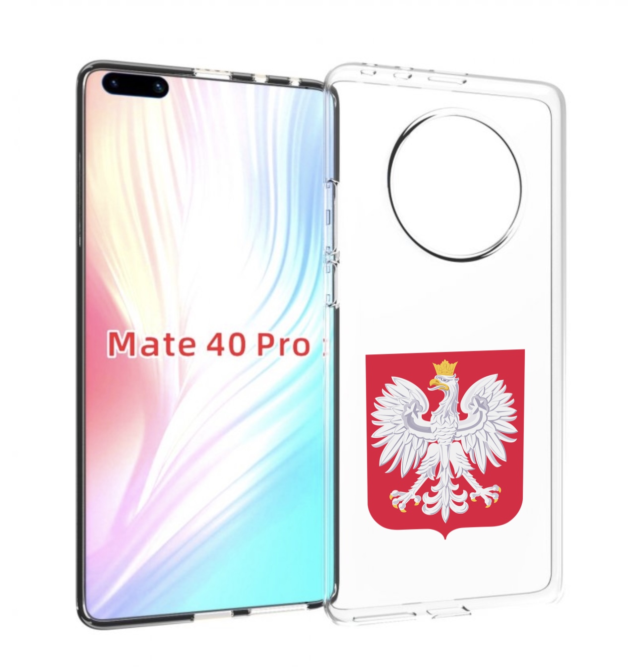 

Чехол MyPads герб-польши для Huawei Mate 40 Pro (NOH-NX9), Прозрачный, Tocco