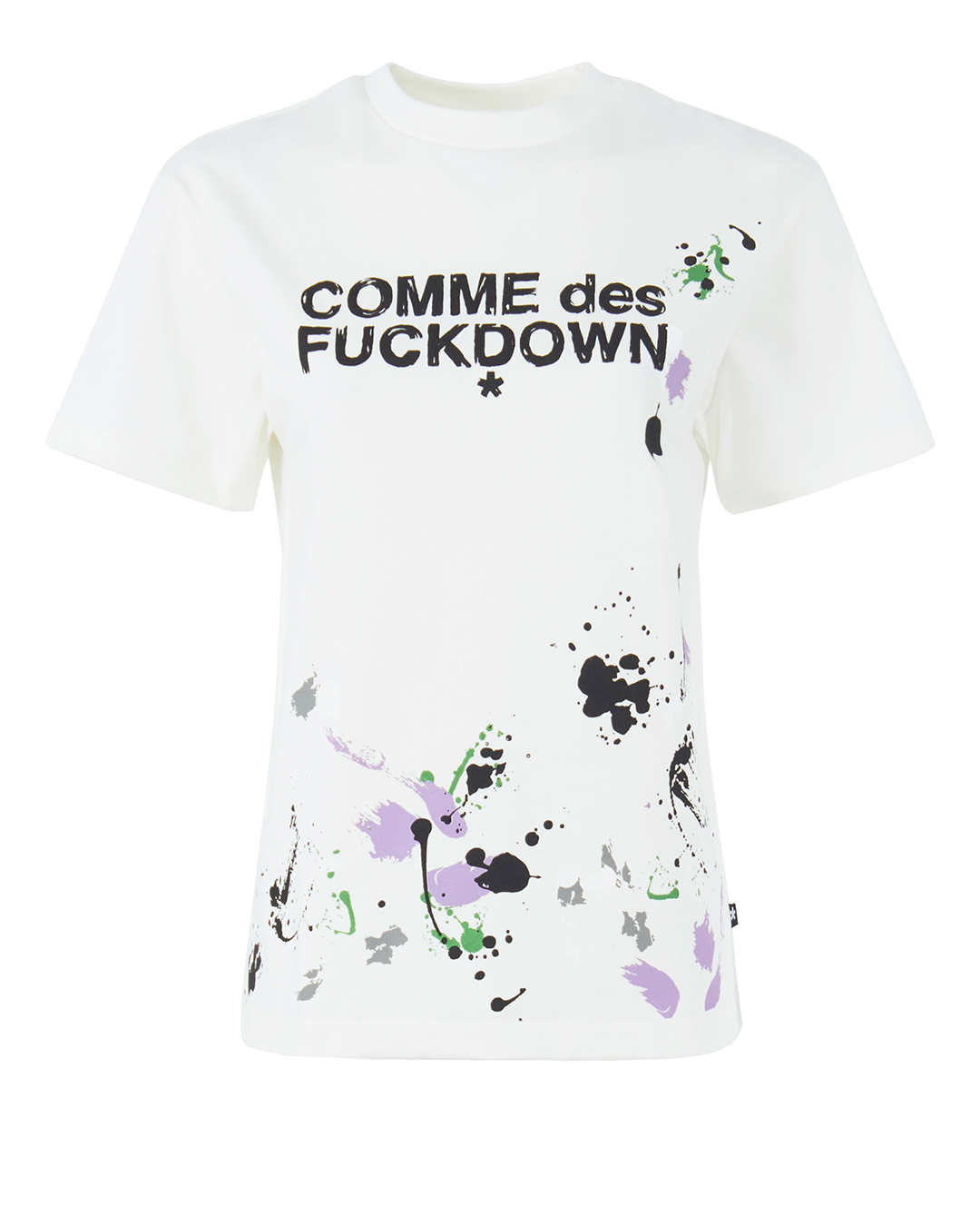 

Футболка COMME des FUCKDOWN CDFD1939 xs белый+принт, CDFD1939