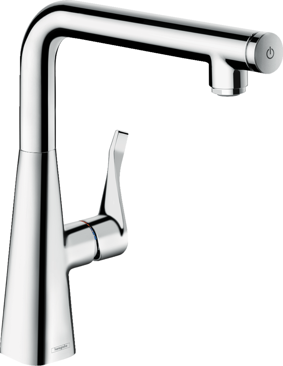 

Смеситель для кухни Hansgrohe Metris Select 14847000, хром, Серебристый