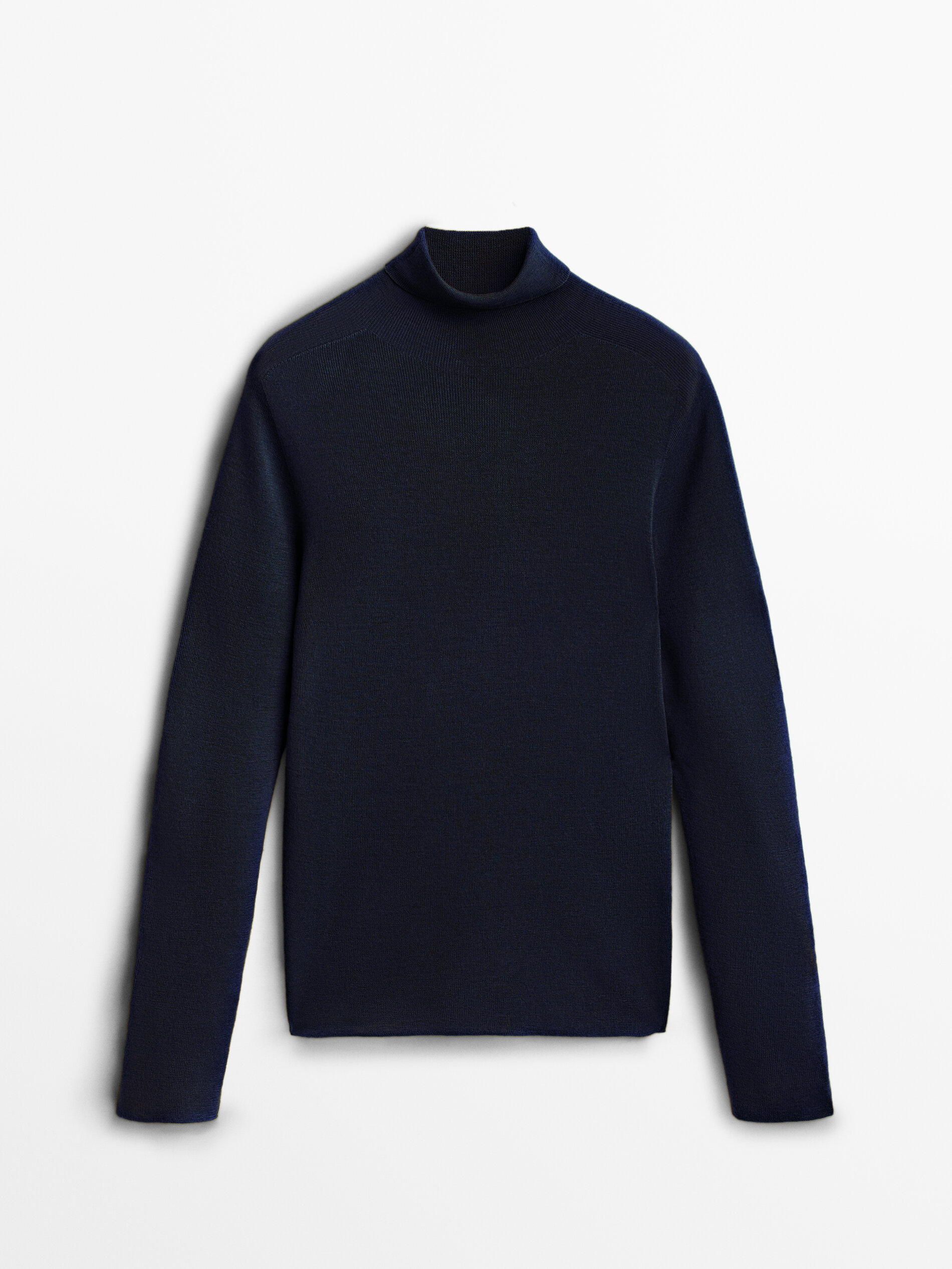 

Водолазка женская Massimo Dutti 05616617452 синяя XS, 05616617452