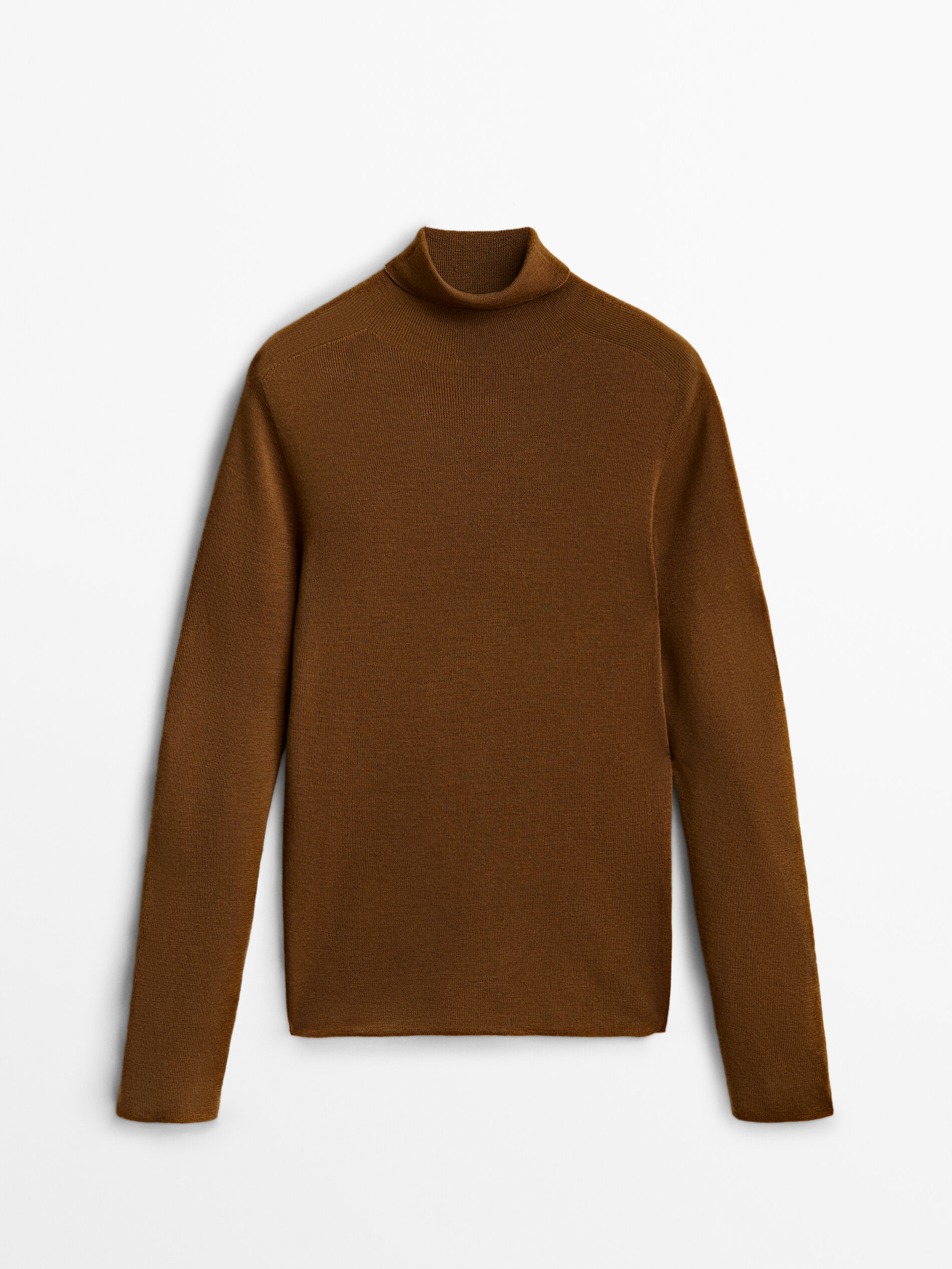 

Водолазка женская Massimo Dutti 05616617745 коричневая M, 05616617745