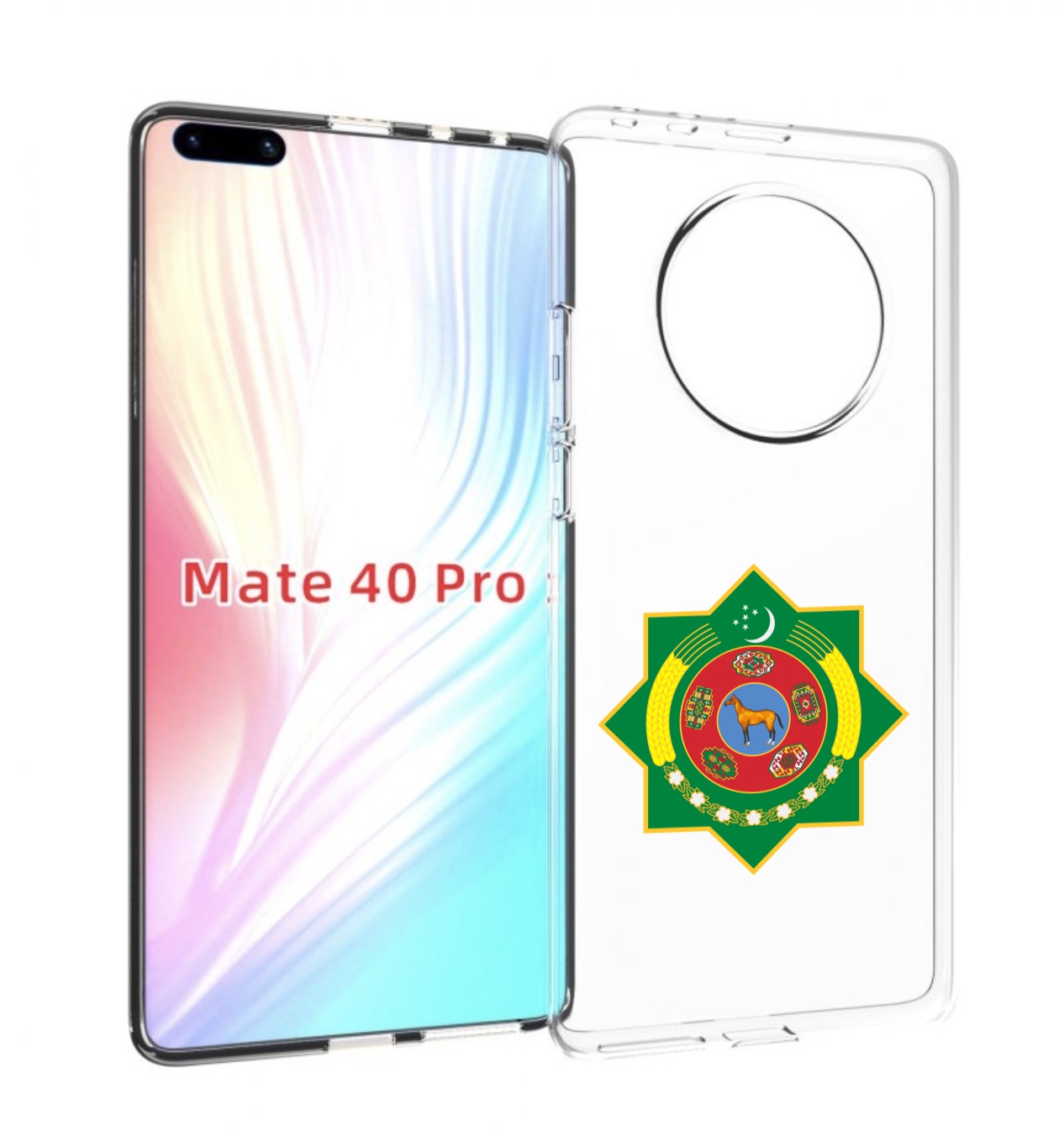

Чехол MyPads герб-туркменистан для Huawei Mate 40 Pro (NOH-NX9), Прозрачный, Tocco
