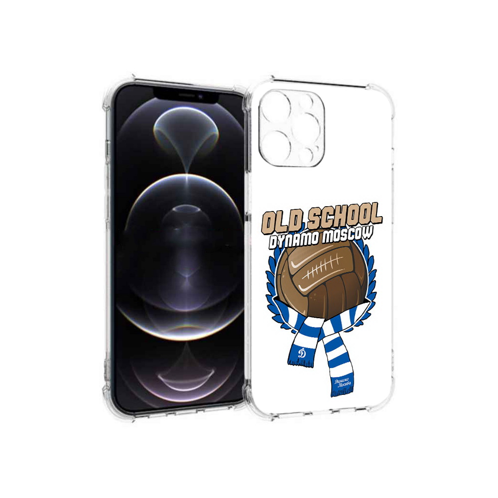 

Чехол MyPads Tocco для Apple iPhone 12 Pro Max ФК Динамо олд скул (PT157374.616.176), Прозрачный, Tocco