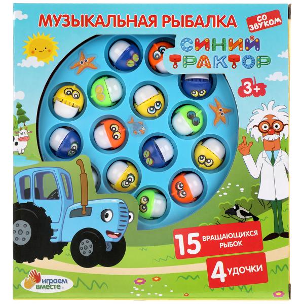 

Игра рыбалка Синий трактор на бат, звук, 18,5*4,5*19,5см ТМ ИГРАЕМ ВМЕСТЕ