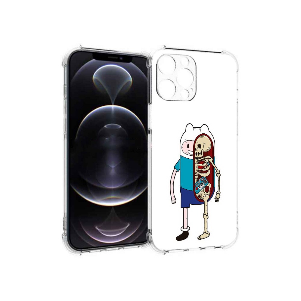 

Чехол MyPads Tocco для Apple iPhone 12 Pro Max Финн скелет (PT157374.616.187), Прозрачный, Tocco
