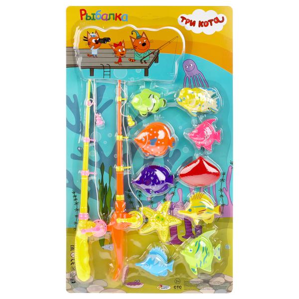 

Игра рыбалка ТРИ КОТА цвет в ассорт на карт., 53*30,5*4см ТМ ИГРАЕМ ВМЕСТЕ