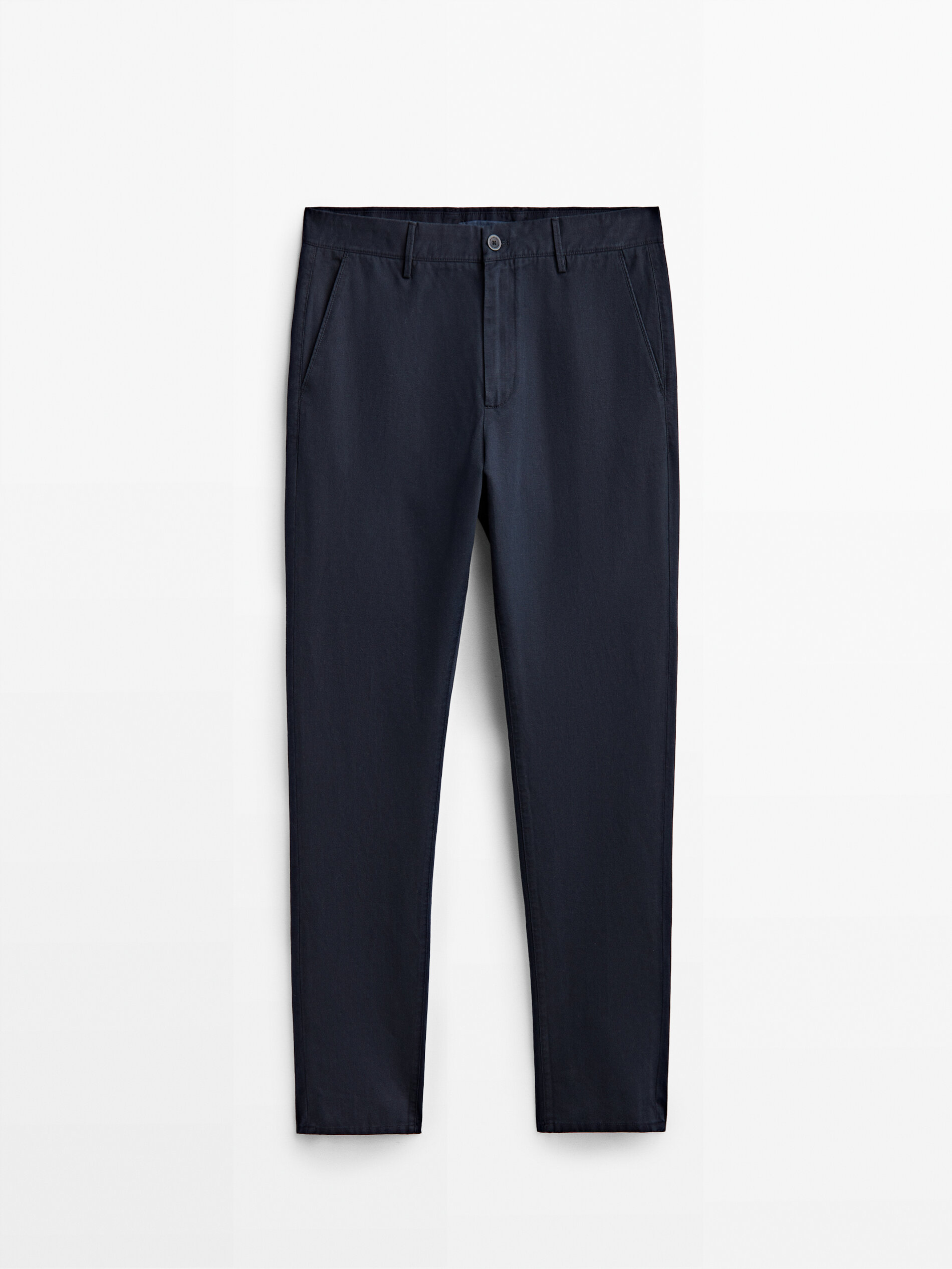 

Брюки мужские Massimo Dutti 00008008401 синие 50 RU, 00008008401