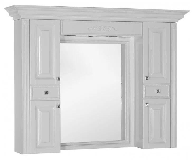 

Зеркало-шкаф Aquanet Кастильо 160 белый
