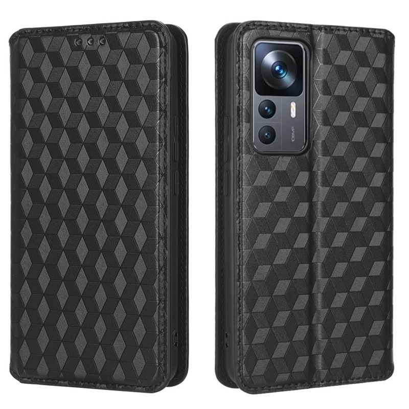 

Чехол-книжка MyPads Elegante pattern Rombo для Xiaomi 12T / Redmi K50 Ultra из натураль, Черный, Elegante pattern Rombo