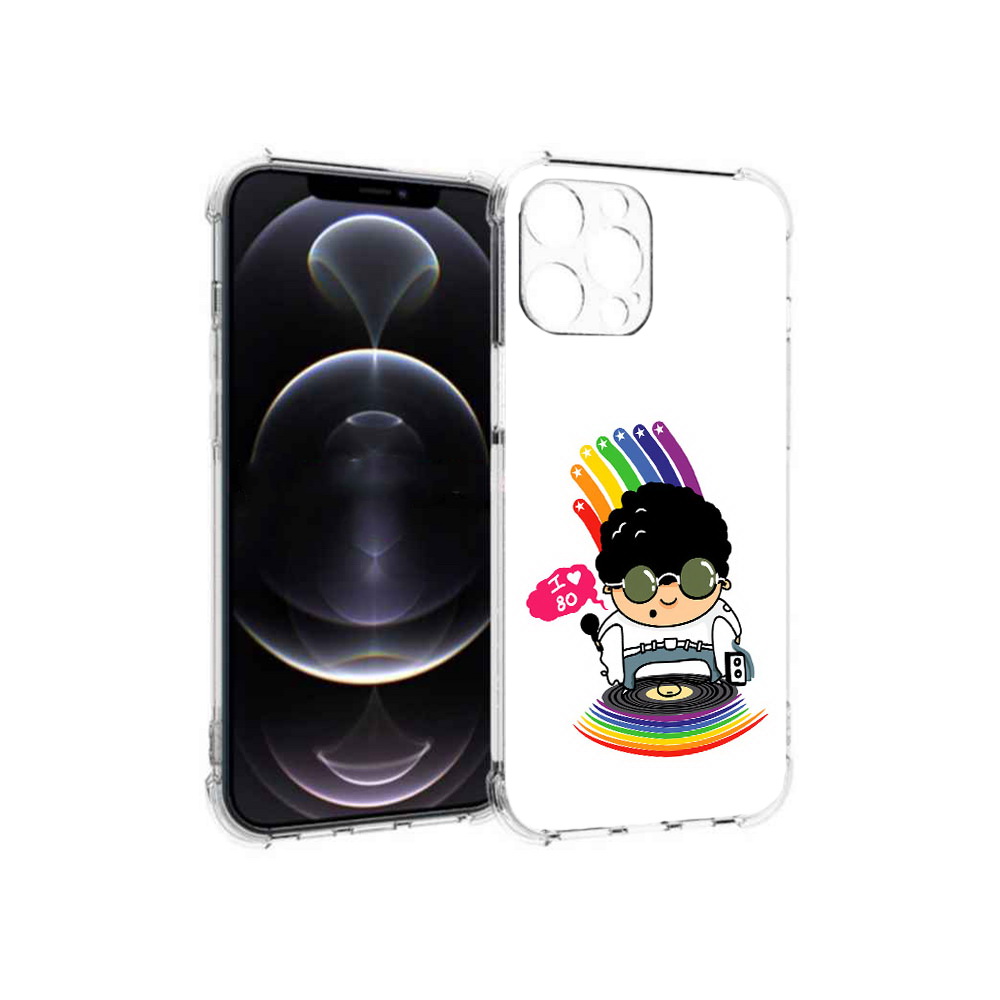 

Чехол MyPads Tocco для Apple iPhone 12 Pro Max Я люблю 80-е (PT157374.616.205), Прозрачный, Tocco