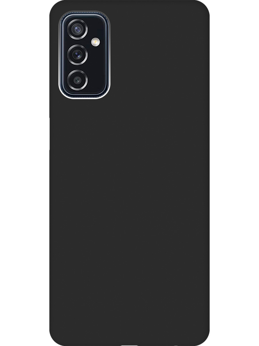 

Силиконовый чехол на Samsung Galaxy M52 5G матовый черный, 734082113