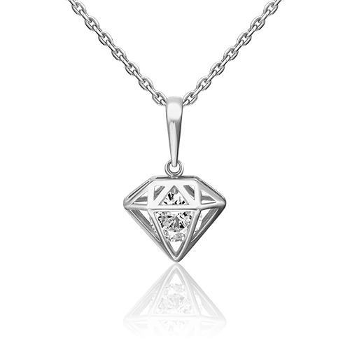 

Кулон из золота с фианитом PLATINA jewelry 03-3080-00-401-1120, 03-3080-00-401-1120