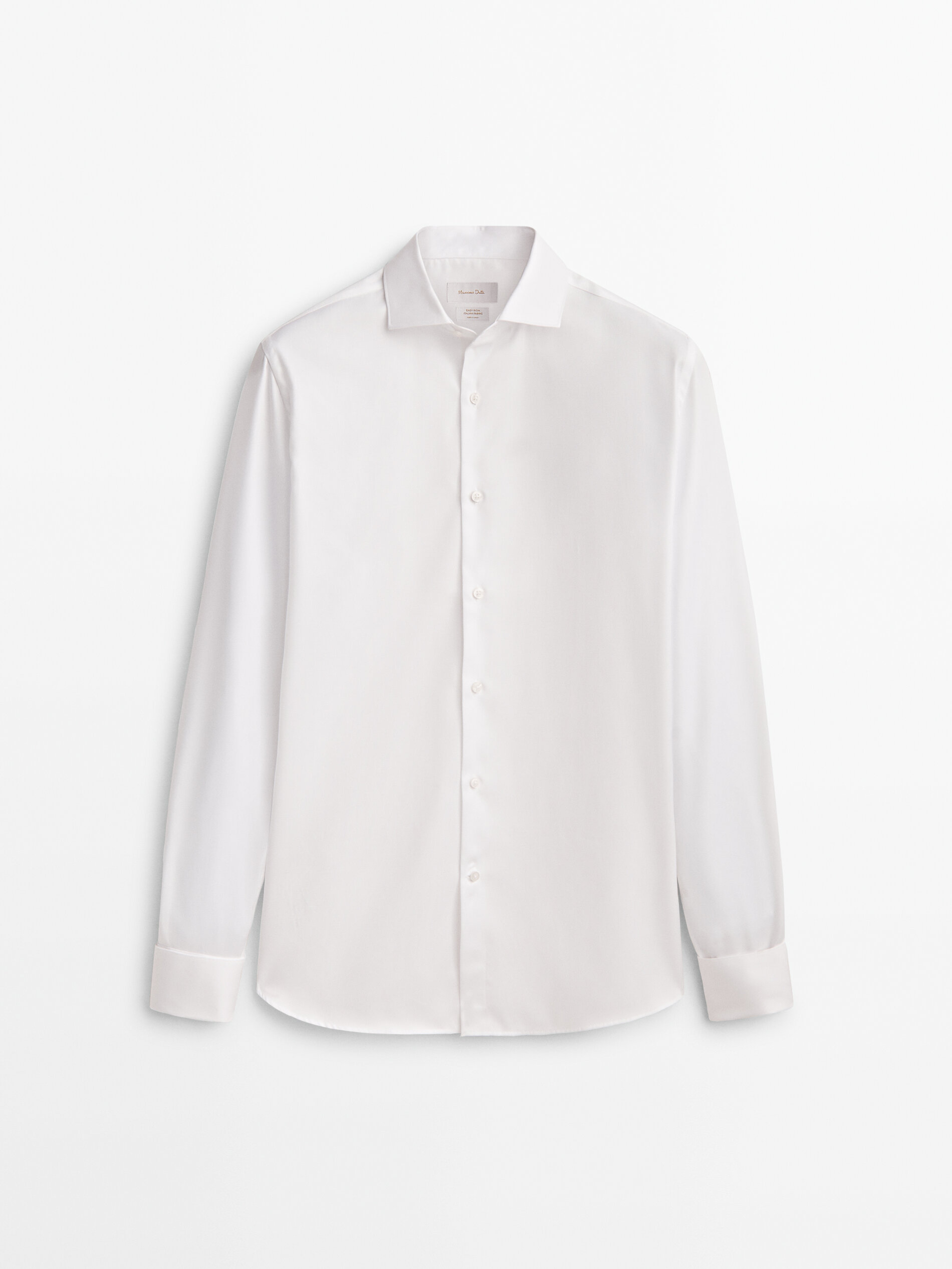 

Рубашка мужская Massimo Dutti 00188361250 белая 43, 00188361250