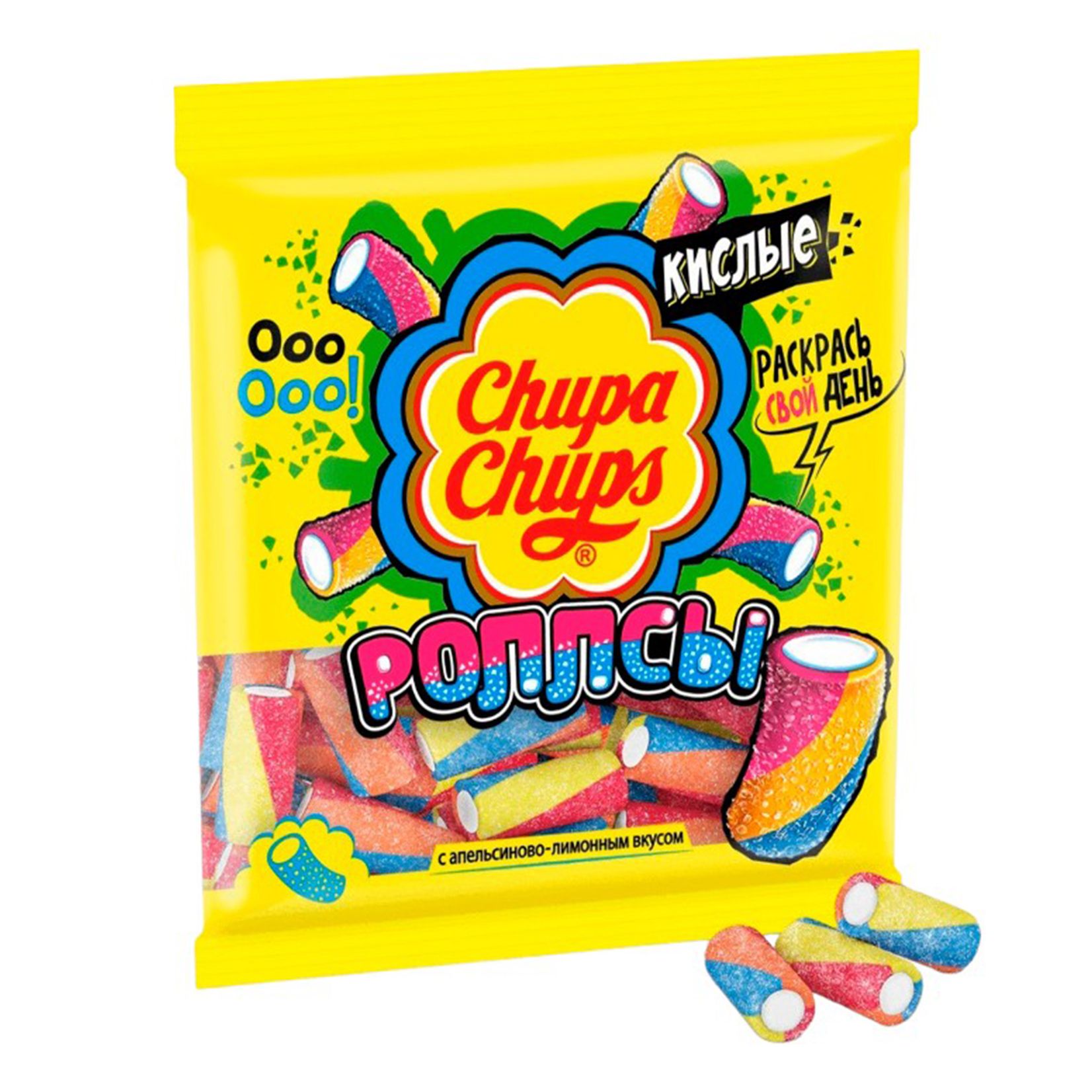 

Мармелад Chupa Chups Кислые роллсы 150 г