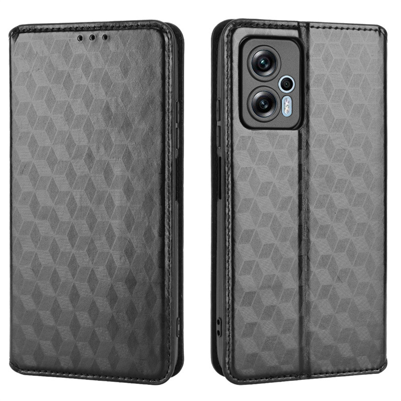 

Чехол-книжка MyPads Elegante pattern Rombo для Xiaomi Redmi Note 11T Pro, 11T Pro Plus,, Черный, Elegante pattern Rombo