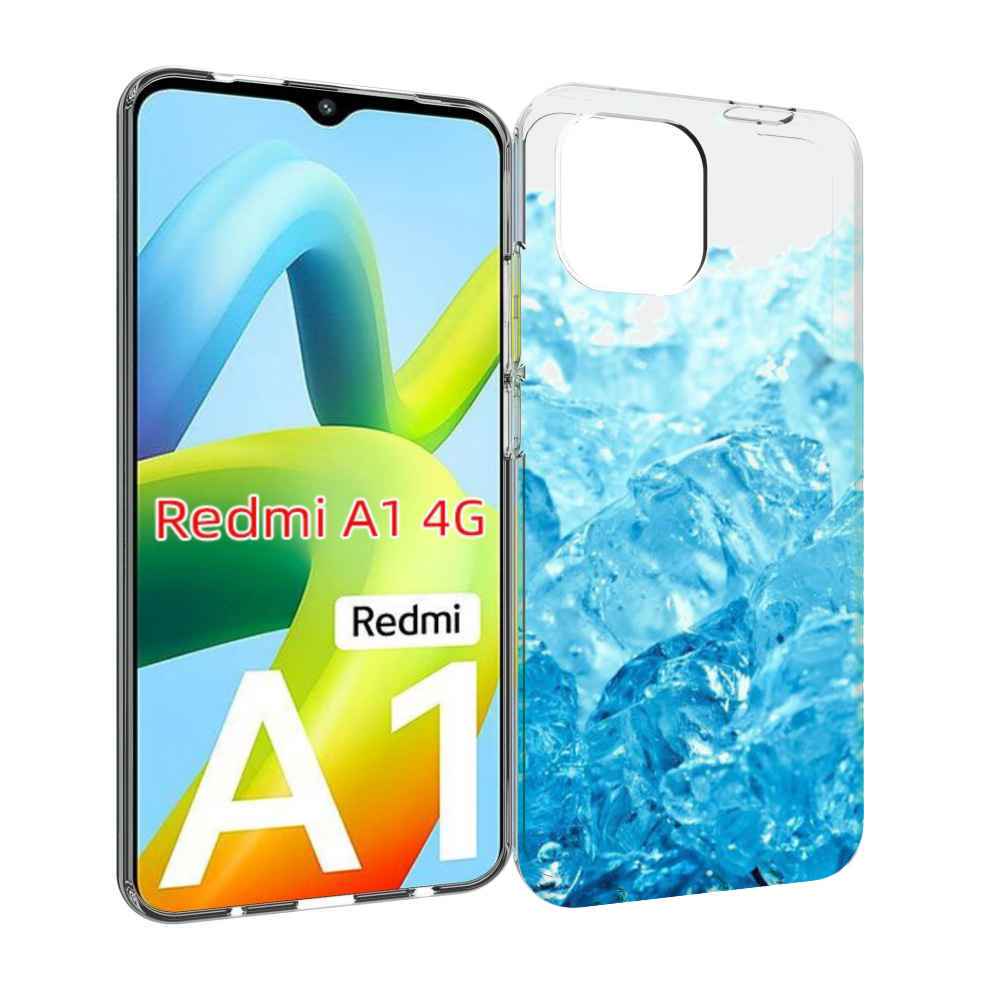 

Чехол MyPads кусочки-льда для Xiaomi Redmi A1, Прозрачный, Tocco