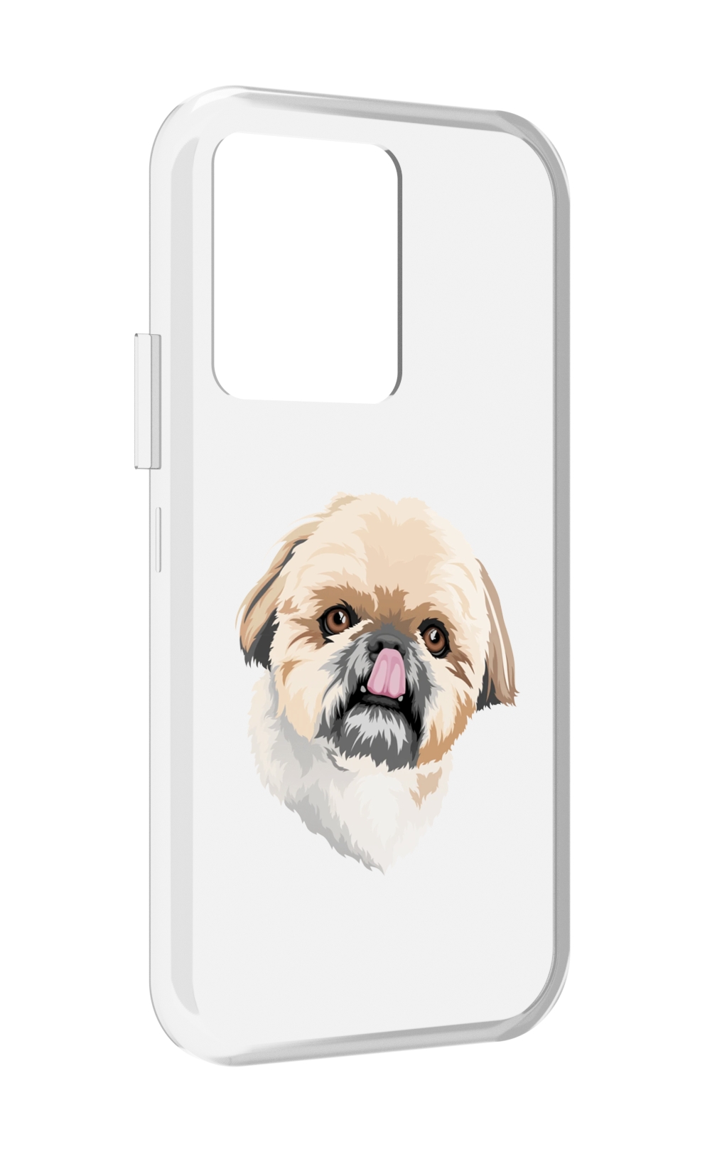 

Чехол MyPads собачка-с-язычком для Vivo iQOO 10, Прозрачный, Tocco
