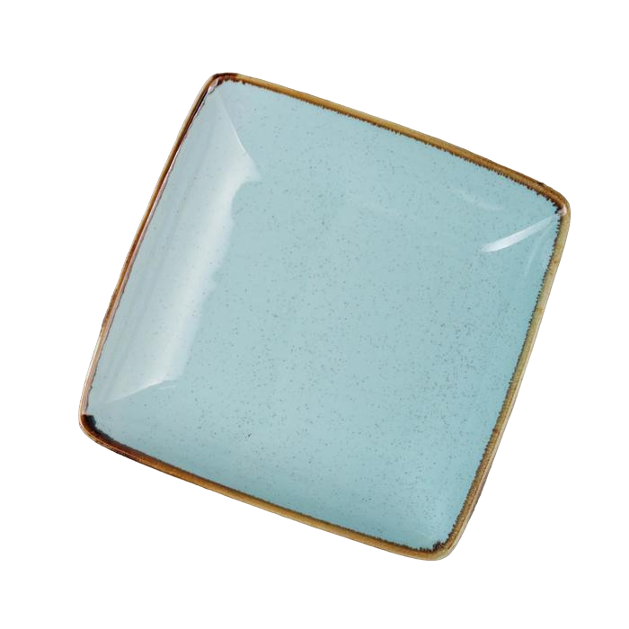

Тарелка квадратная «Аквамарин», 20,520,5 см, Голубой, Посуда из керамики "Аквамарин"