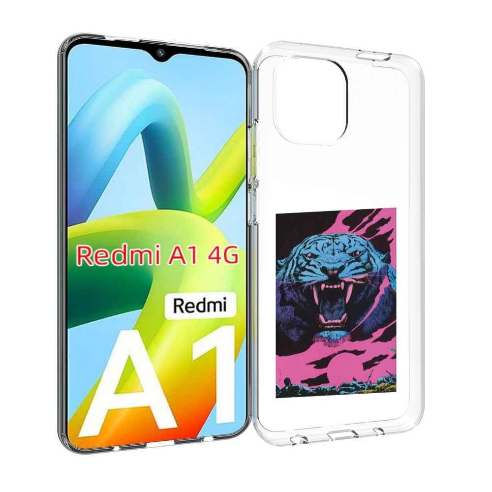 

Чехол MyPads лев с розовыми зубами для Xiaomi Redmi A1, Прозрачный, Tocco
