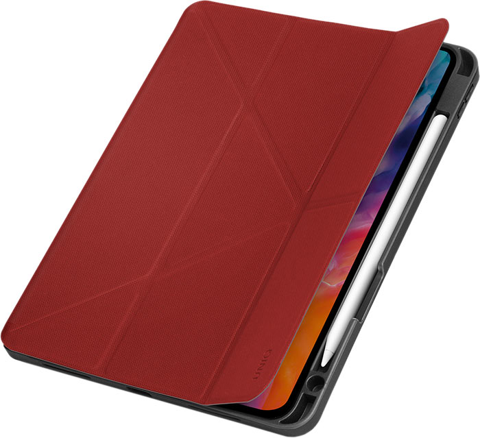 фото Чехол uniq transforma rigor для ipad air 2020 10.9" red