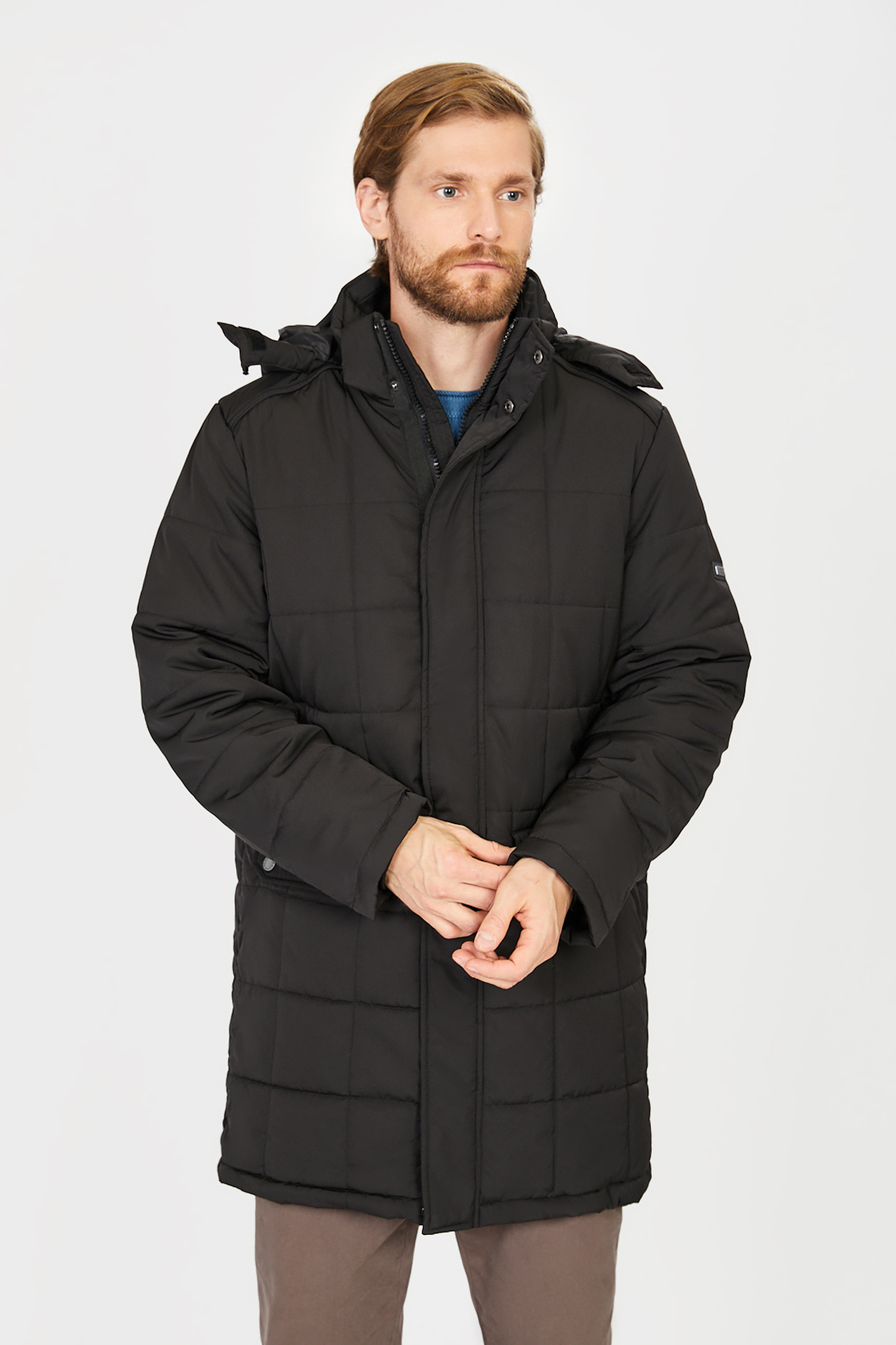 фото Куртка мужская baon b531504 черная 3xl