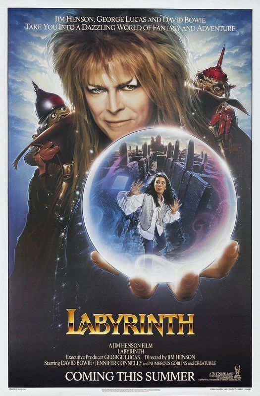 

Постер к фильму "Лабиринт" (Labyrinth) Оригинальный 68,6x104,1 см