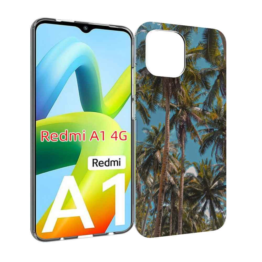 

Чехол MyPads летние пальмы для Xiaomi Redmi A1, Прозрачный, Tocco