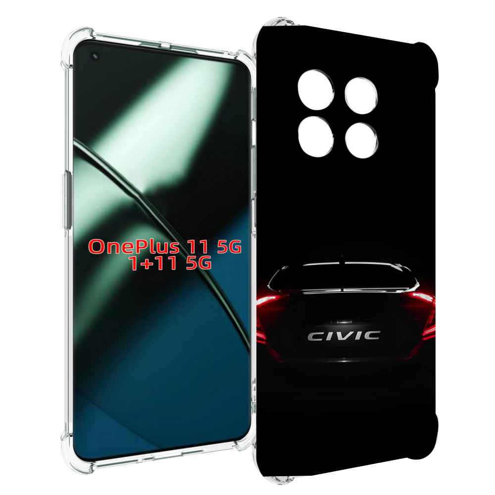 

Чехол MyPads honda хонда 2 для OnePlus 11, Прозрачный, Tocco