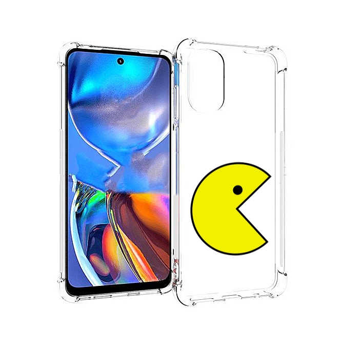 

Чехол MyPads pacman-пекмен для Motorola Moto E32, Прозрачный, Tocco