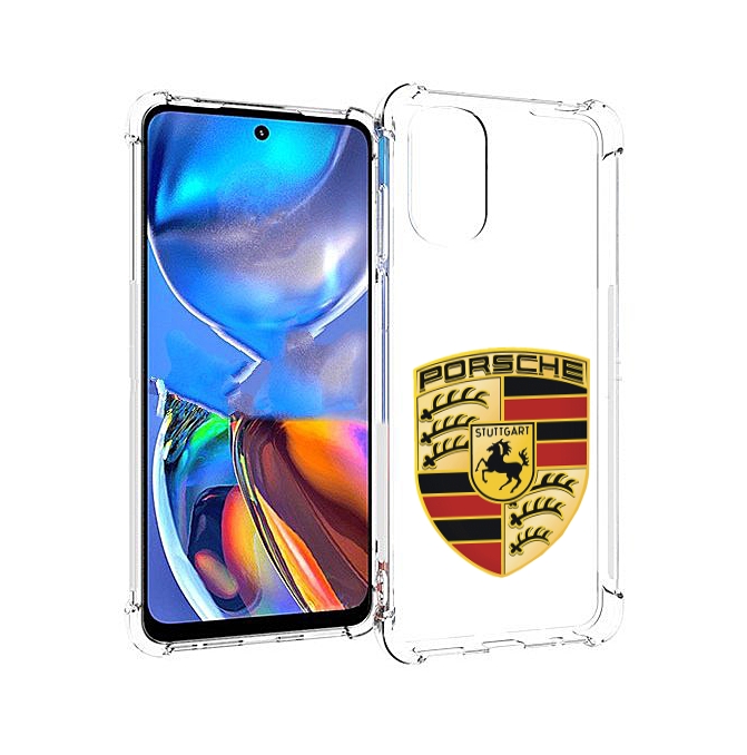 

Чехол MyPads porsche-порш-5 мужской для Motorola Moto E32, Прозрачный, Tocco