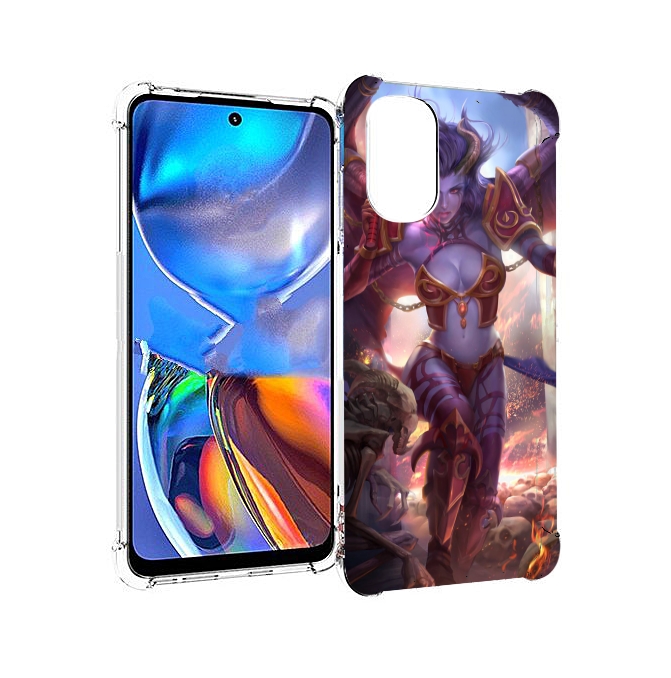 

Чехол MyPads queen of pain dota 2 для Motorola Moto E32, Прозрачный, Tocco