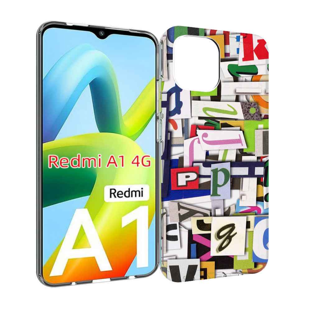 

Чехол MyPads ломанные-буквы для Xiaomi Redmi A1, Прозрачный, Tocco